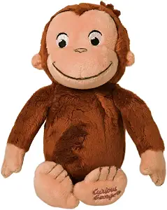 Small Curious George monkey plush.